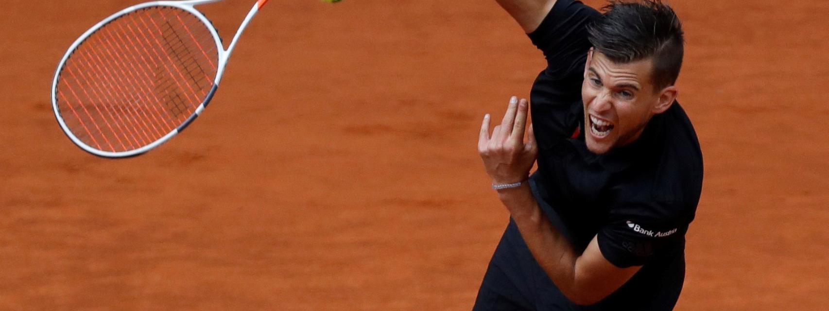 Dominic Thiem luchará por el título de Madrid este domingo.