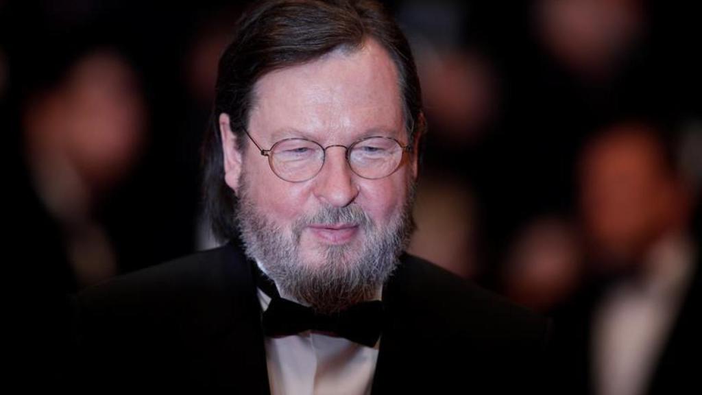 Lars Von Trier en la alfombra roja.