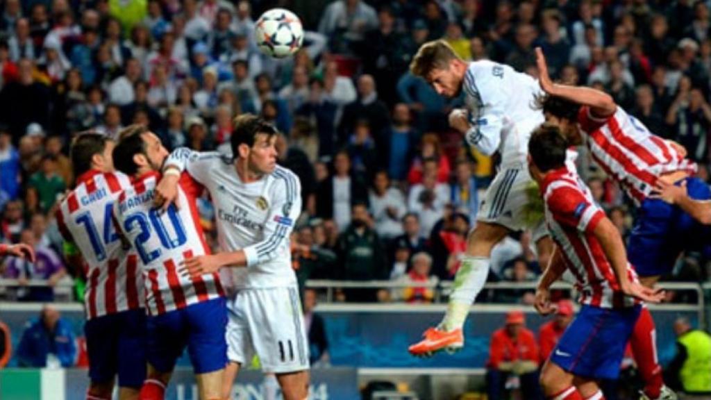 Gol de Sergio Ramos en Lisboa