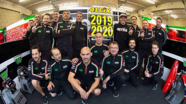 Aleix Espargaró continuará en Aprilia dos años más.