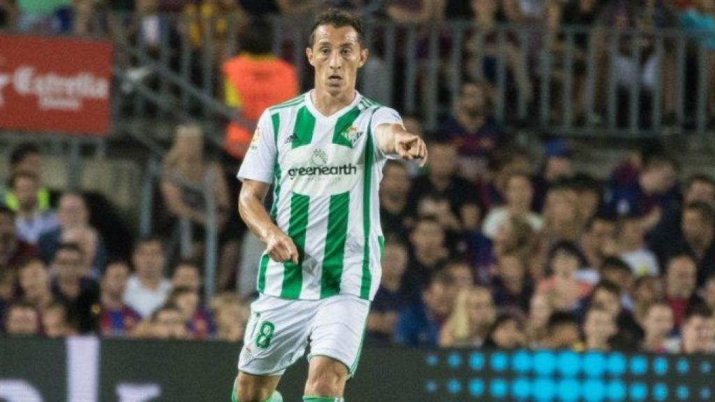 Andrés Guardado. Foto: realbetisbalompie.es