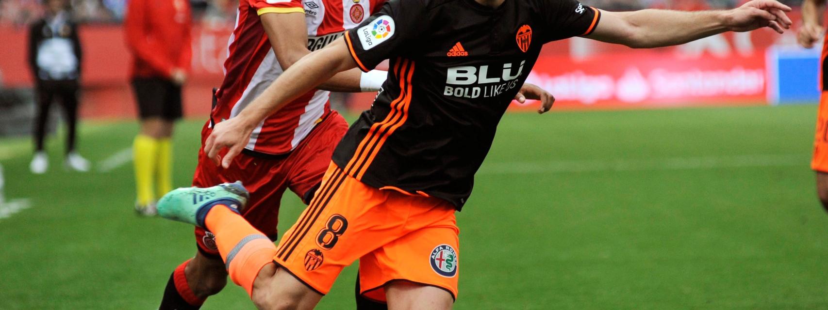 Mojica ante el Valencia.