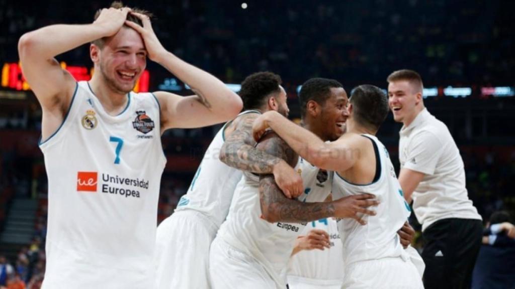 Locura en los jugadores del Real Madrid