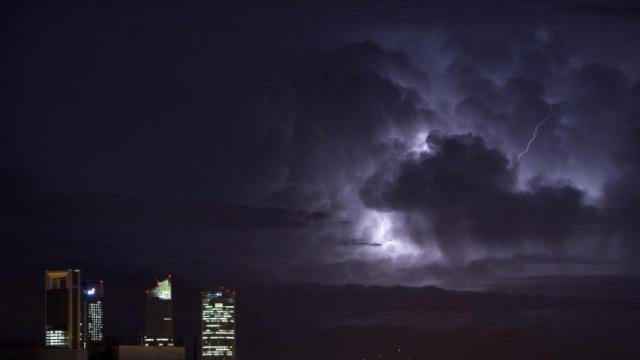 Tormenta sobre Madrid.