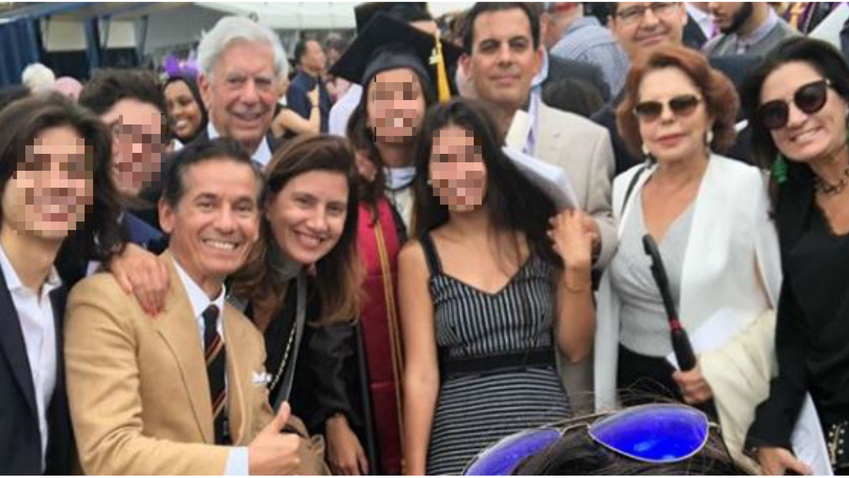 Mario Vargas Llosa y Patricia Llosa en Boston.