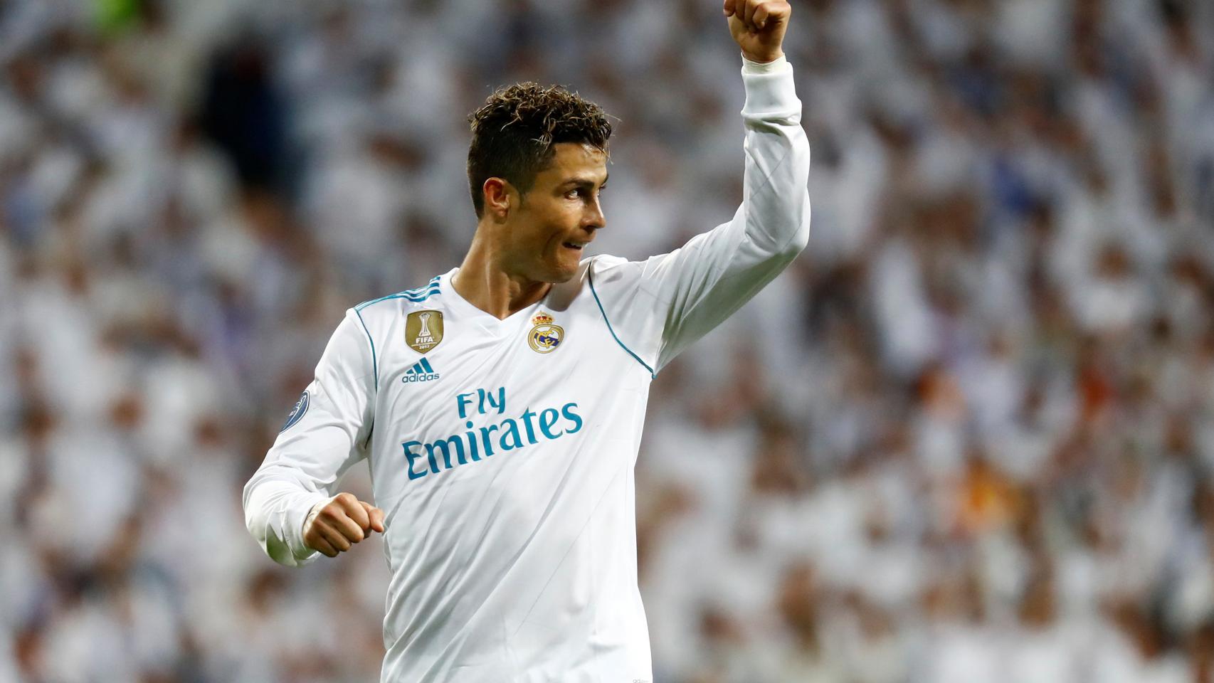 Cristiano Ronaldo celebra un gol.