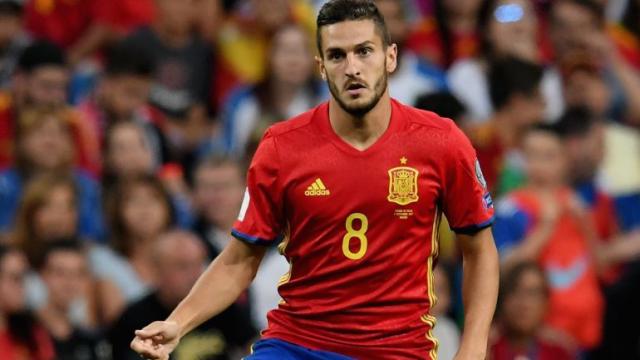 Koke debutó en 2013 con la selección absoluta.