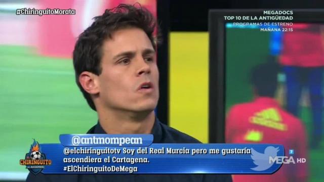 Edu Aguirre en El Chiringuito. Foto: Twitter (@elchiringuitotv)