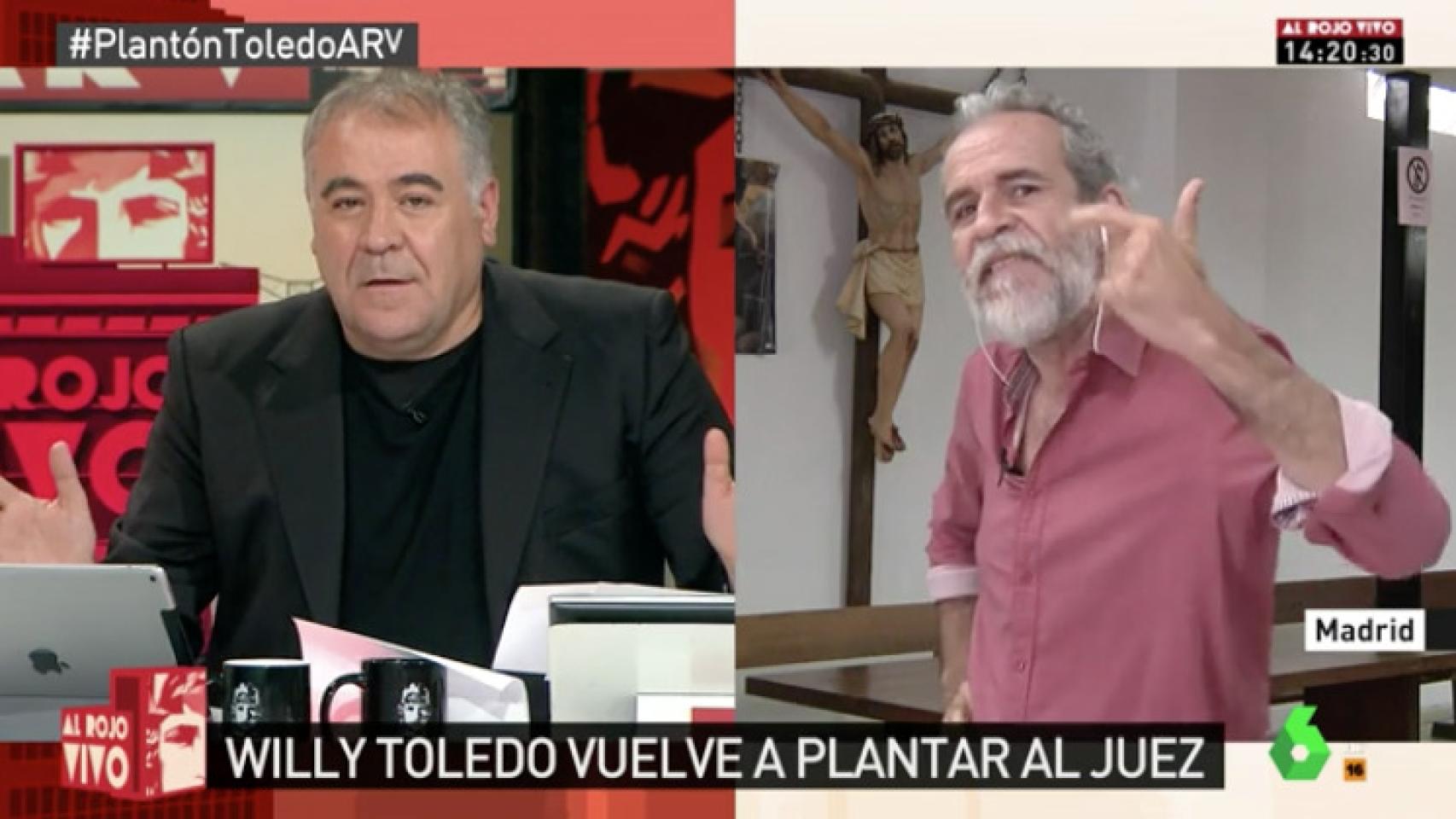 Tenso encuentro entre Ferreras y Willy Toledo con Vasile de por medio