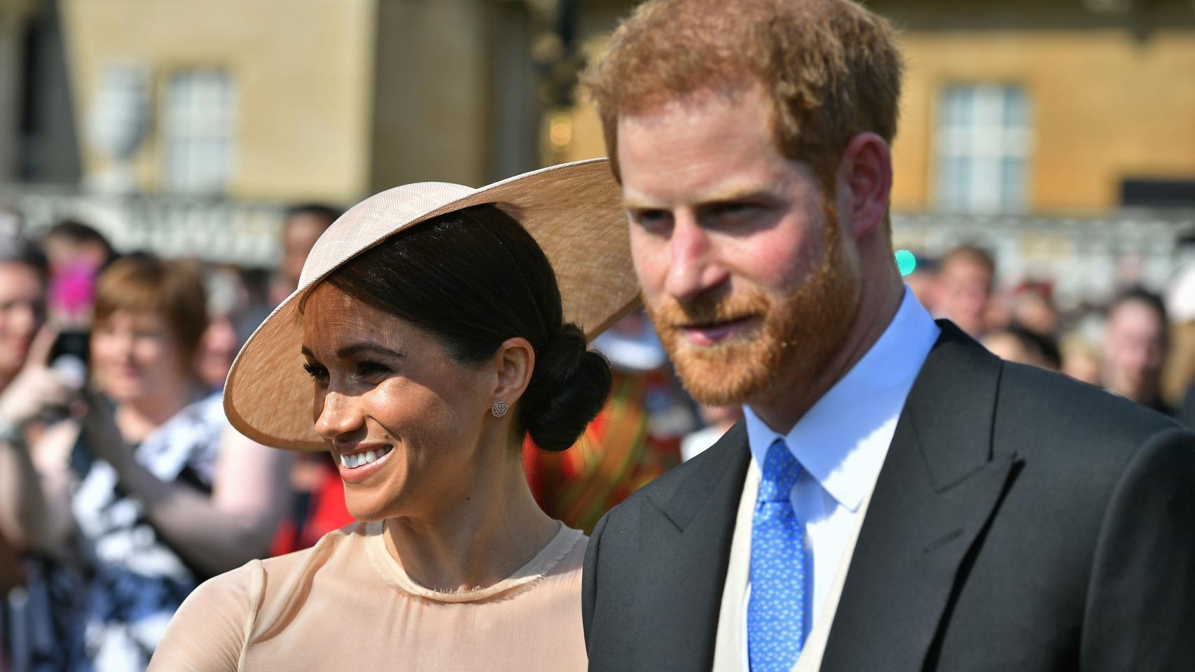 Imágenes del día: Primer acto oficial de Harry y Meghan tras la boda
