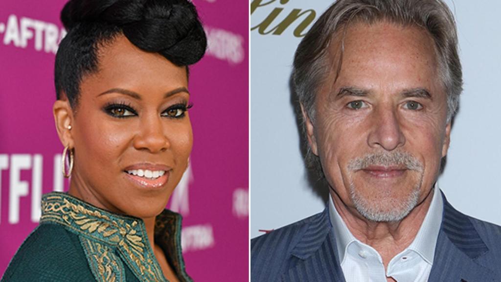 Regina King y Don Johnson