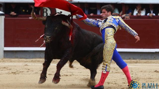 Pase de pecho de Rubén Pinar al duro y orientado 'Botero'