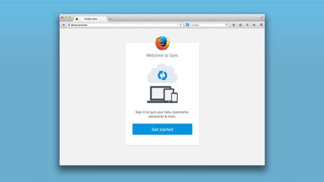 firefox iniciar sesion sincronizacion de firefox