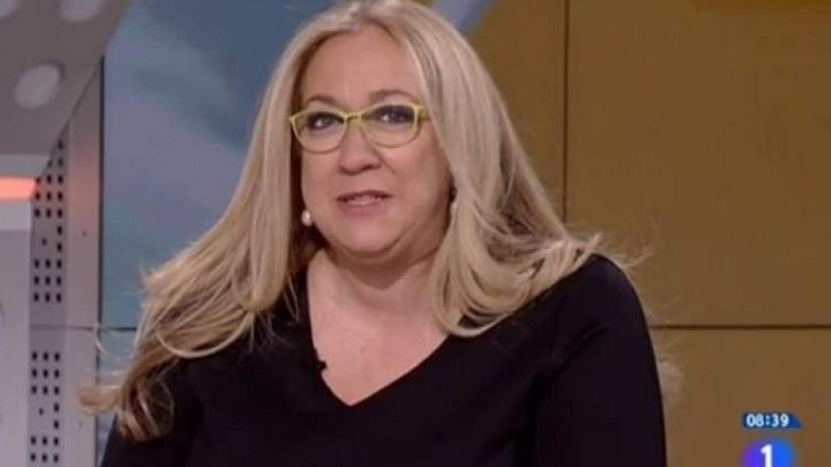 La editora del Telediario, Pepa Sastre.
