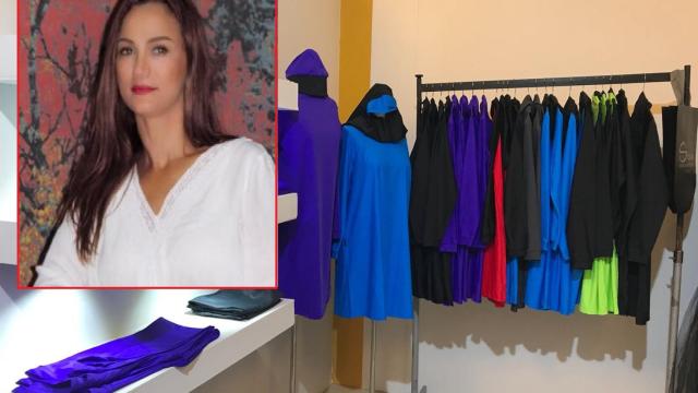 Soumia Elouali Hanini, la única mujer que comercializa burkinis en España.