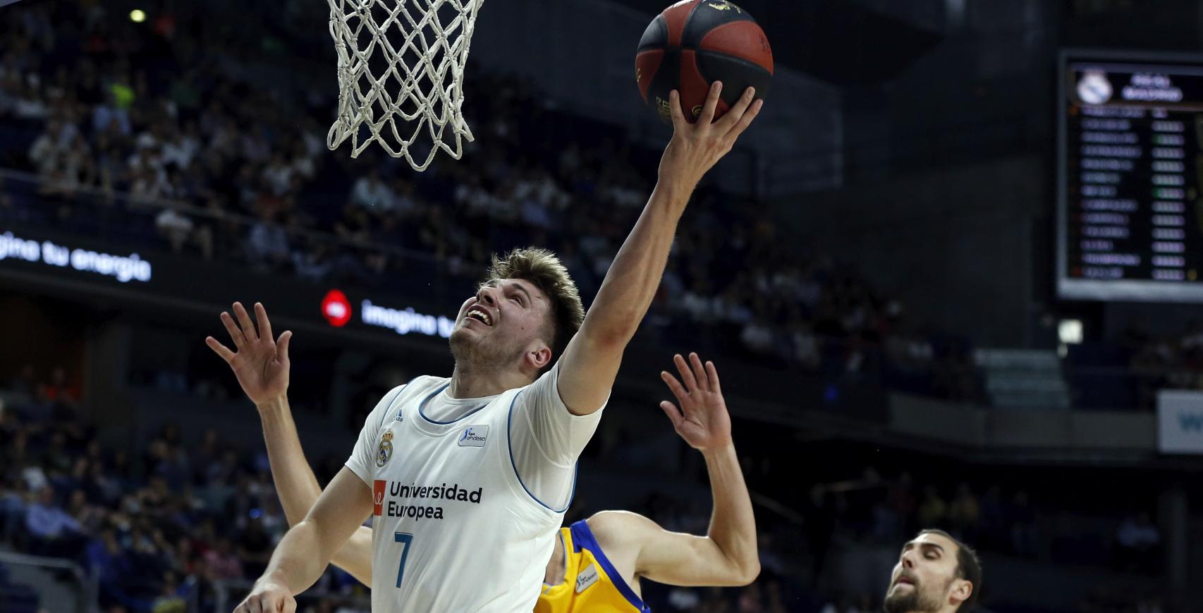 Luka Doncic durante el encuentro.