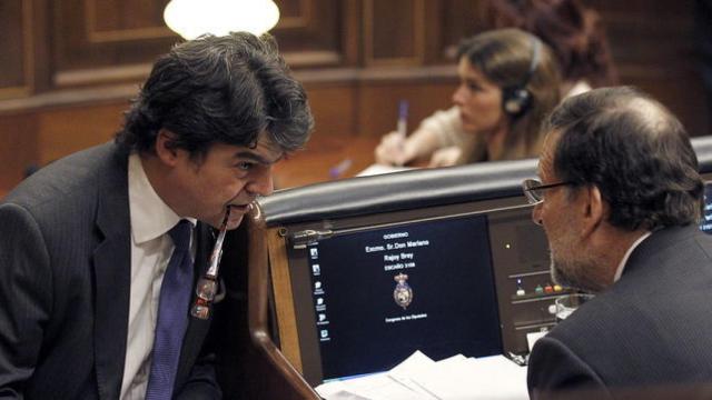 Rajoy y Moragas, frente a frente en el Congreso.
