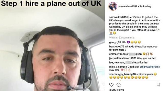 Se fuga y explica todo su plan en Instagram para burlarse de la Policía