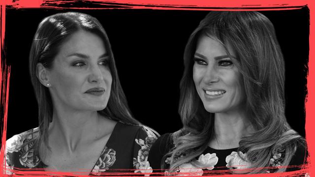 Melania frente a Letizia