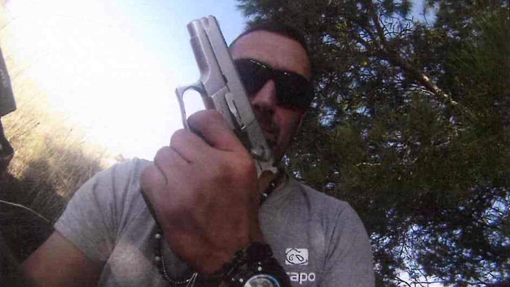 Imagen extraída de la cámara GoPro que Igor el Ruso llevaba consigo cuando fue detenido.