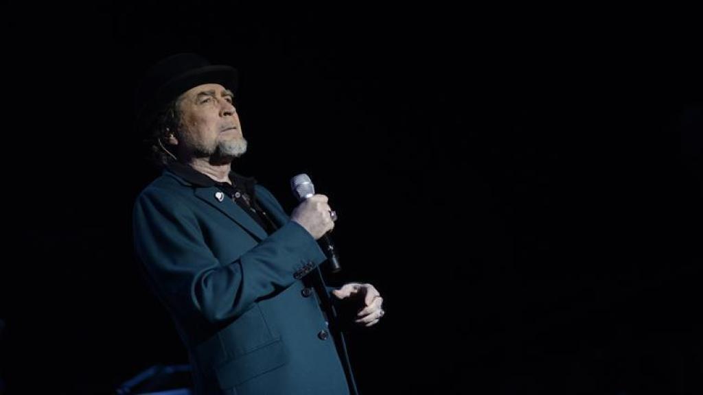 Joaquin Sabina durante un concierto en el Wizink Center