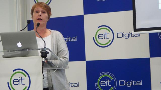 Aurelie Pols durante su intervención en el foro.