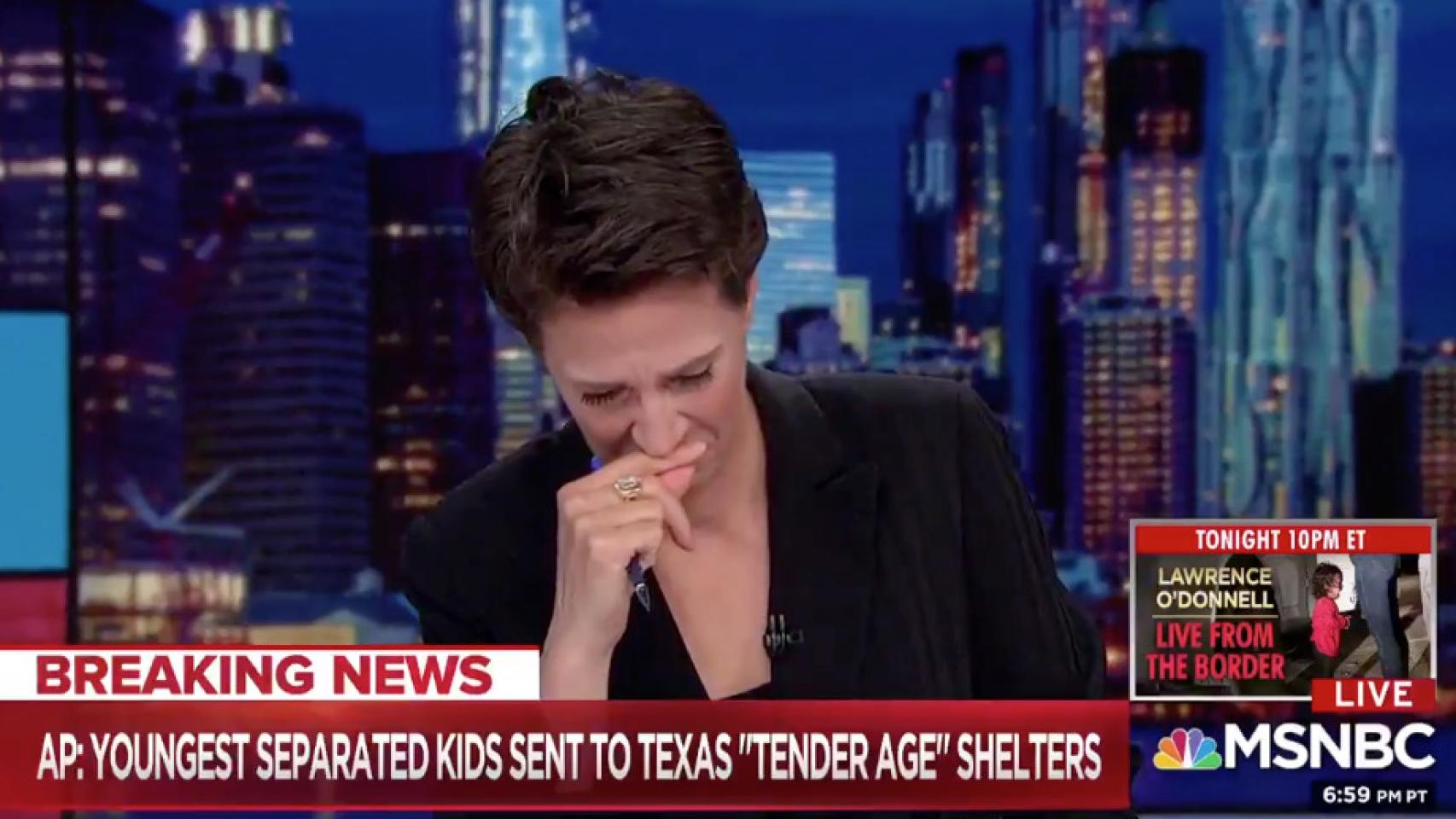 Una periodista de NBC rompe a llorar al hablar de la política migratoria de Trump