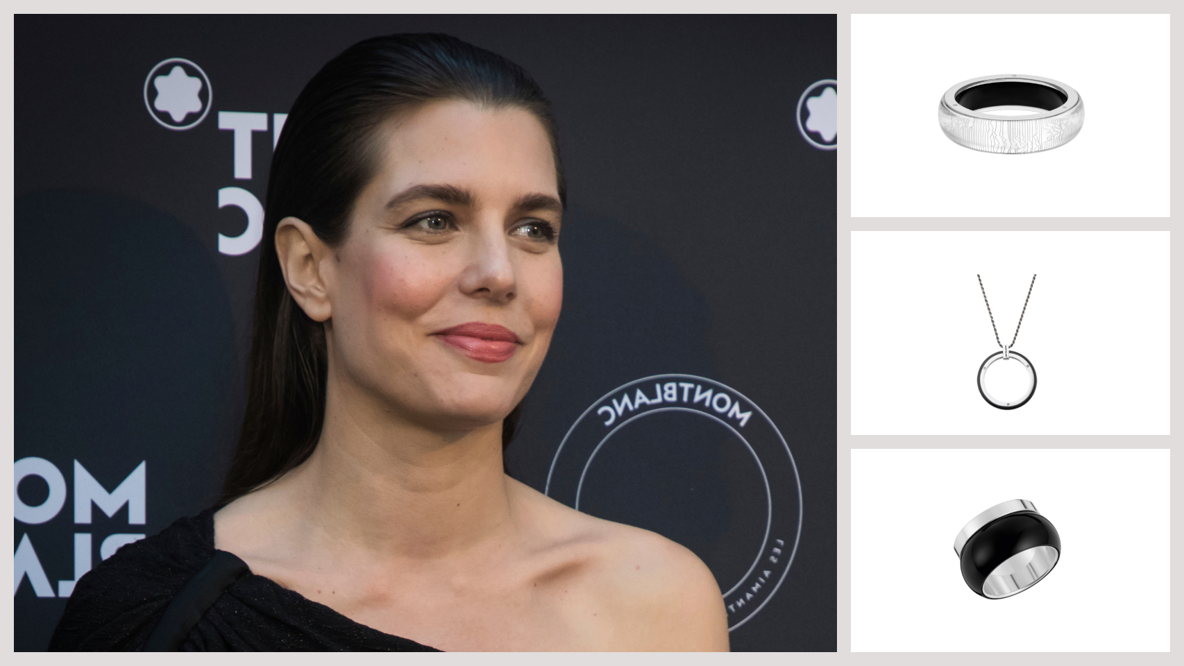 Carlota Casiraghi en un montaje.