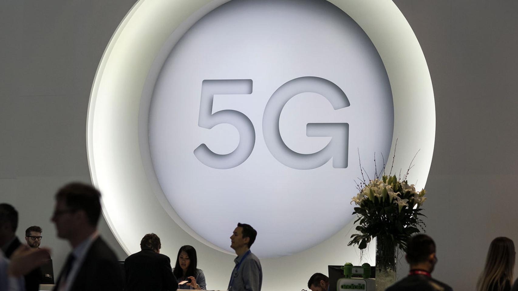 Imagen de una demostración de 5G, en una imagen de archivo.