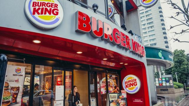 Un restaurante de Burger King.