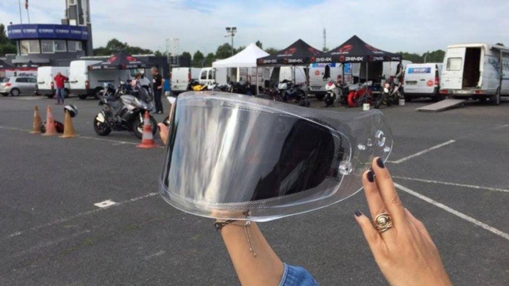 Visera de moto de Shetters