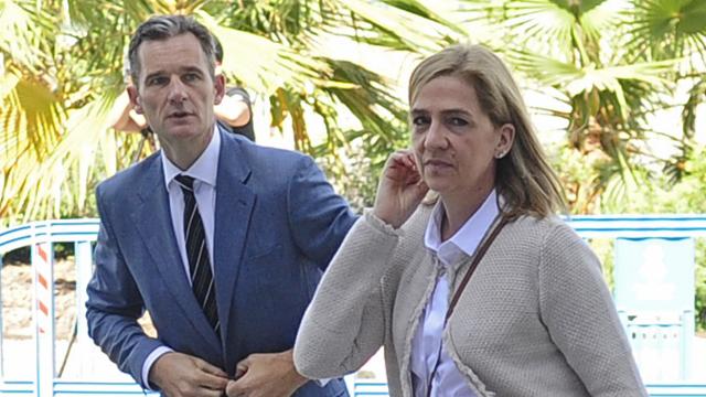 Iñaki Urdangarin y la infanta Cristina.