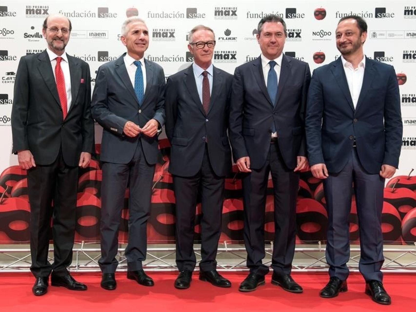 Guirao y Sastrón juntos el pasado lunes en los MAX, en Sevilla.