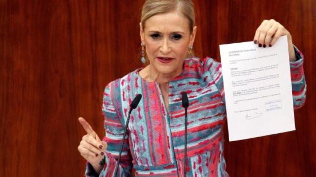 Cristina Cifuentes./
