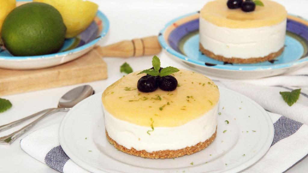 Tarta helada de limón y leche condensada con Thermomix