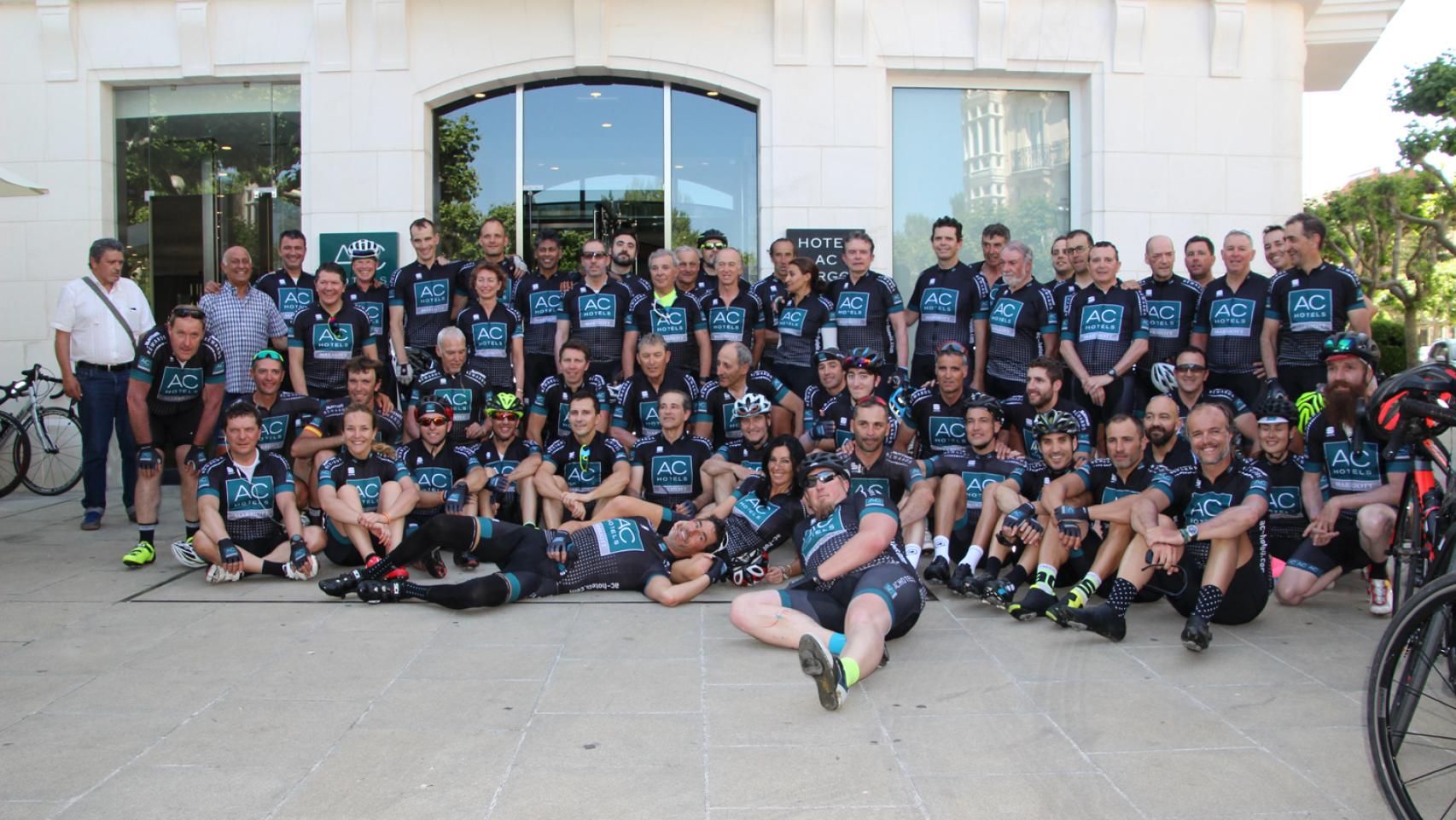 Los participantes de la edición 28 de la Ruta Xacobea de AC Hotels by Marriott.