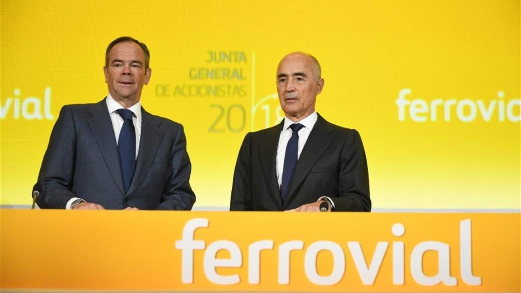 Imagen de archivo de la junta de accionistas de Ferrovial.
