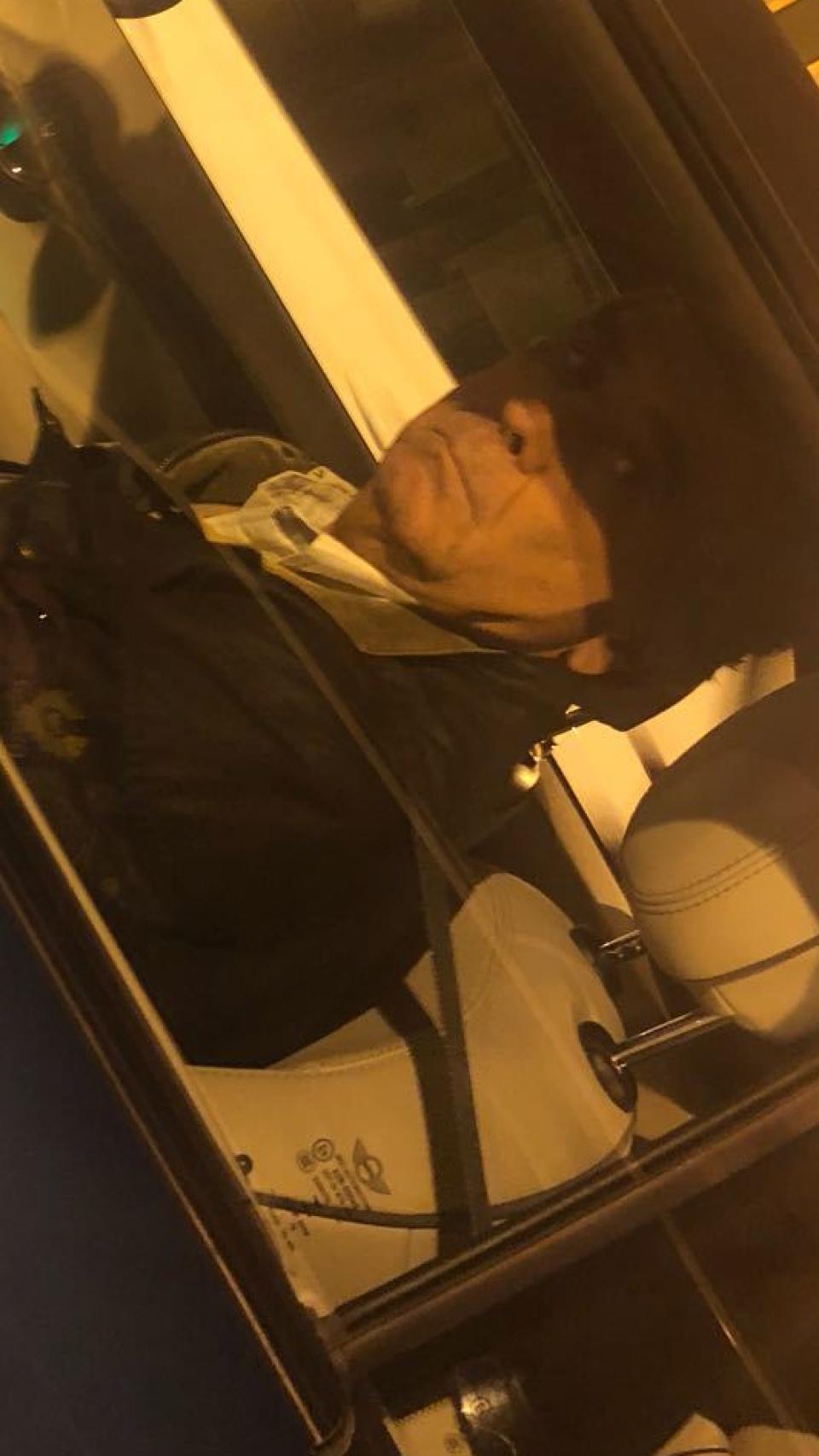 Imagen reciente del marqués facilitada por Sandra.