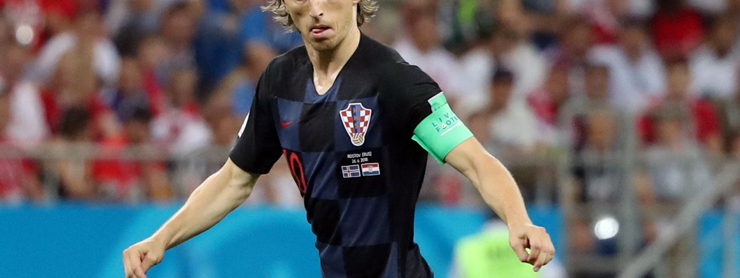 Luka Modric contra Islandia.