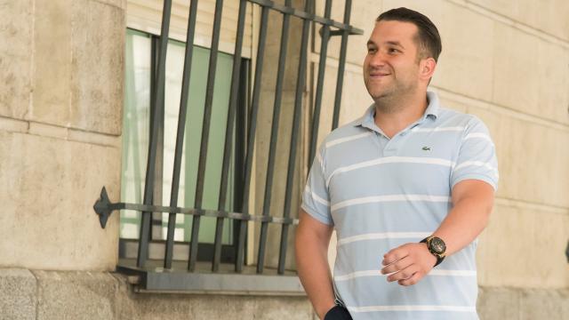 José Ángel Prenda, esta semana en el juzgado de Sevilla.