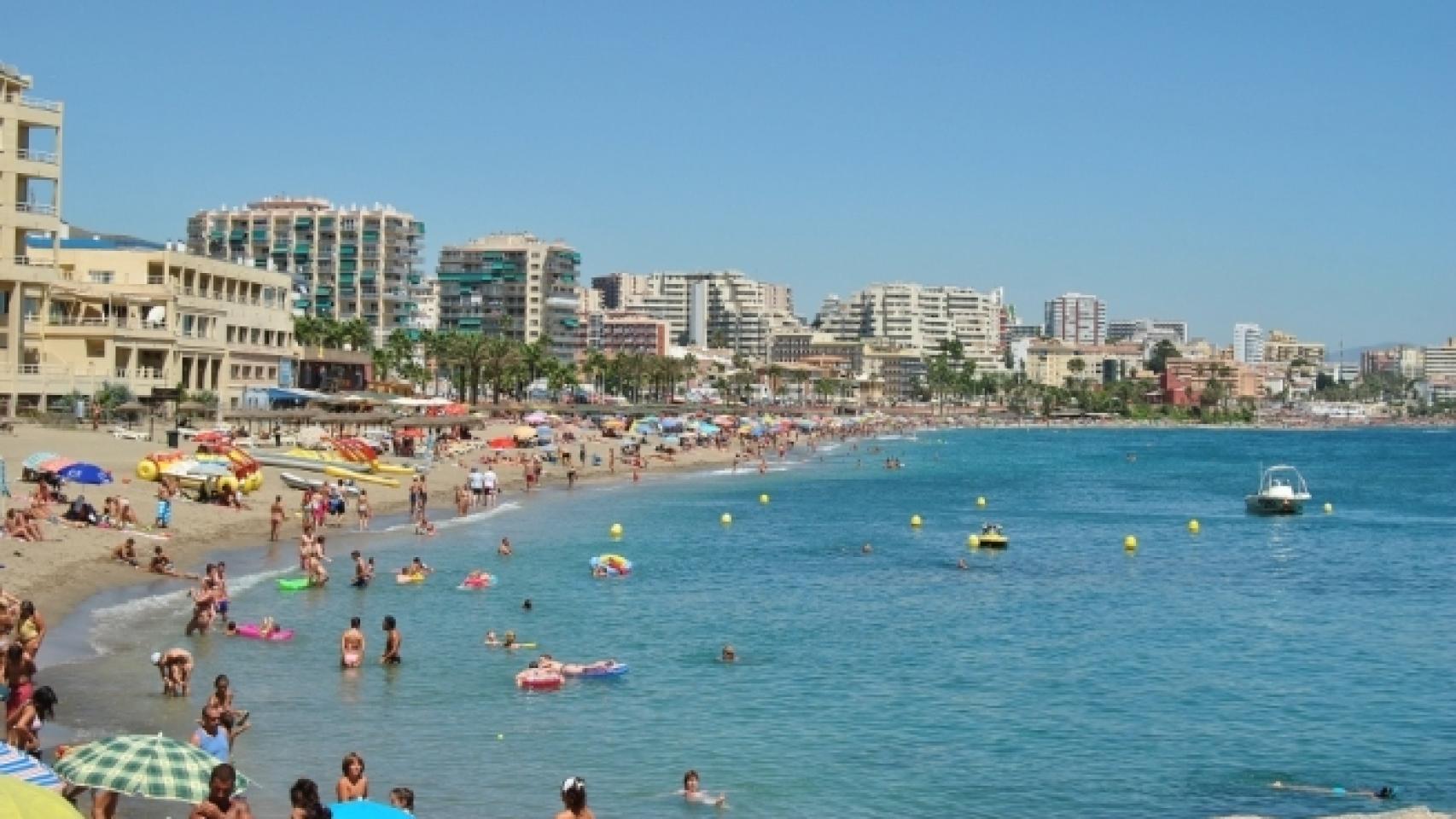 Playa de Benalmádena.