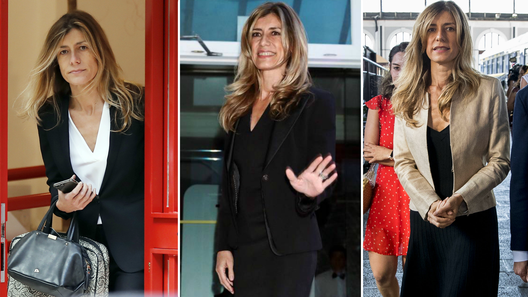 Begoña Gómez en un montaje de Jaleos.