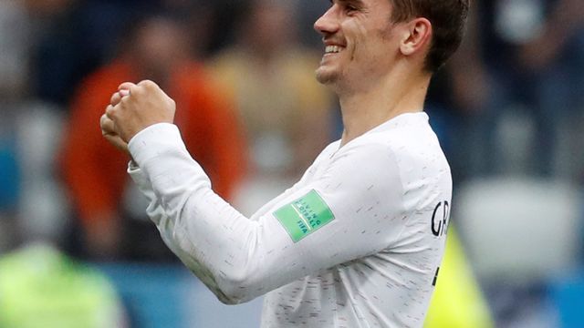 Griezmann celebra el pase a las semifinales.