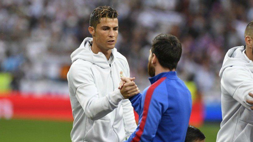 Cristiano y Messi en un Clasico. Foto. Twitter (@LaLiga)