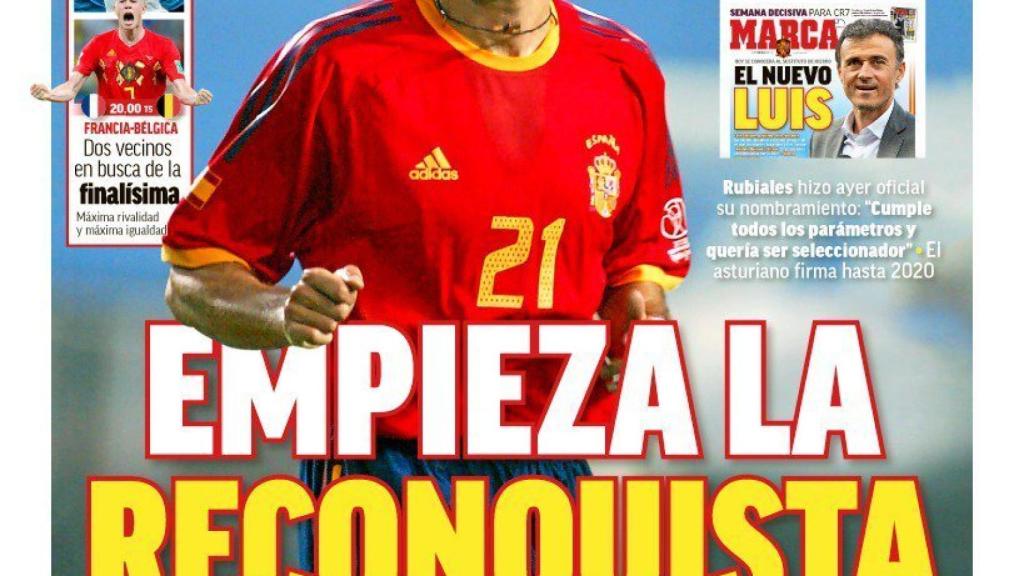 Portada diario MARCA (10/07/2018)