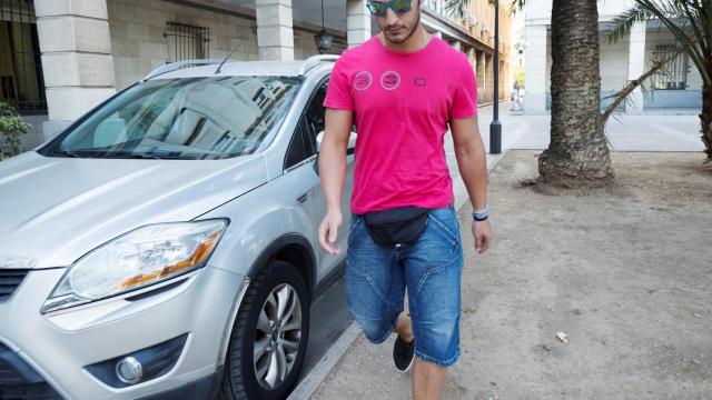 Alfonso Jesús Cabezuelo, en los juzgados de Sevilla.