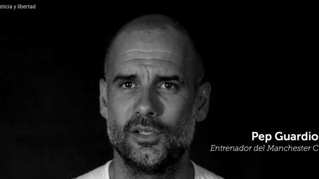Guardiola en el video.