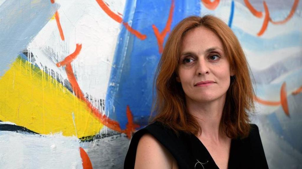 Beatriz Navas en la sede del Ministerio de Cultura.