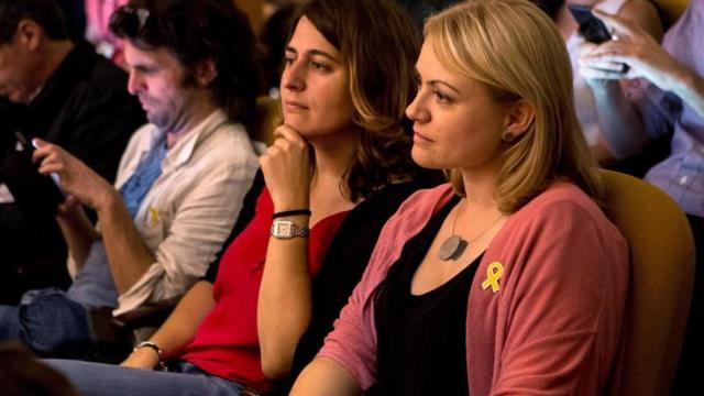 La coordinadora del PDeCAT, Marta Pascal, en la presentación de la Crida, la iniciativa promovida por Puigdemont.