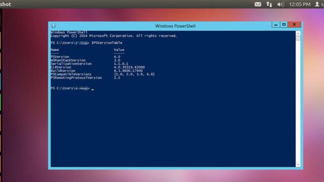 windows powershell en ubuntu